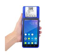 Imprimante d'étiquettes Magasin à emporter Point de vue Caisse à barres de 5,5 pouces Cashier Qr Code Android Smart Pda Bluetooth sans fil 5 8mm Imprimante de reçu thermique Imprimante d'étiquettes TR