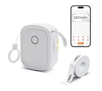 Imprimante d'étiquettes portable avec 210 rubans adhésifs étanches Mini autocollants sans encre pour enfants fournitures scolaires ou enseignants de classe