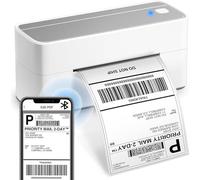 Imprimante d'étiquettes thermiques Bluetooth - Imprimante d'étiquettes d'expédition sans fil 241BT pour téléphone, ordinateur de bureau, 4 x 6, compatible avec Hermes, Royal Mail, Amazon, Shopify