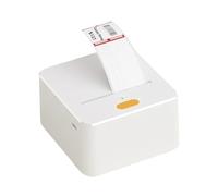 Imprimante d'étiquettes thermiques - Étiquettes autocollantes pour bijoux pour impression d'autocollants portables sans encre sans encre avec 3 rouleaux d'étiquettes de 25 x 75 mm