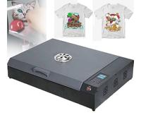 Imprimante Dtf Portable A3 à Double Chauffage, Machine De SéChage Dtf, Four De SéChage Dtf 930 W, Affichage NuméRique 0-200 °C Et 1-999 S, Impression Par Transfert Thermique Pour VêTements Diy