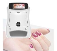 Imprimante Intelligente Pour Nail Art, Pour La Beauté Des Ongles à Domicile, Imprimante à Ongles Portable Avec éCran Tactile, Avec Fonction De SéChage/Contenu D'Impression Personnalisé
