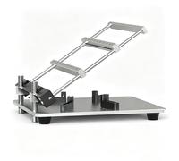 Imprimante Manuelle de Pochoirs PCB, Machine d'impression Manuelle SMT de Bureau, Taille d'impression Maximale 170 X 170 Mm, Hauteur Réglable, pour Petites Entreprises et Amateurs,Silver