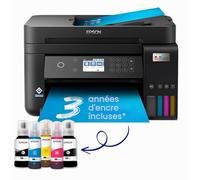 Imprimante multifonction A4 Wi-Fi EcoTank ET-3850 équipée de réservoirs d’encre, avec jusqu’à 3 ans d’encre inclus