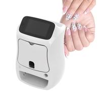 Imprimante NuméRique D'Art D'Ongle D'Image, Impression TerminéE En 10 Secondes, ContrôLe Par éCran Tactile Led, Effet D'Impression D'Ongle RéGlable, Clarté D'Impression De 1200 Dpi