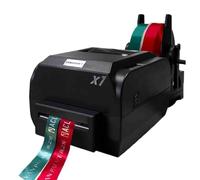 Imprimante numérique de ruban de satin pour emballage cadeau, prend en charge plus de 50 langues, machine à estamper haute vitesse avec largeur réglable