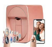 Imprimante numérique mobile 3D for nail art, compatible WiFi/DIY, machine à peindre les ongles portable, impression et séchage en 30 secondes, plus de 1000 images, for la beauté