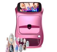 Imprimante numérique Mobile pour Nail Art, Machine à Ongles Intelligente Automatique 3D avec écran Tactile, contrôle par Application/Peinture en 10 Secondes, pour Usage Domestique et Salon Purple