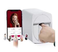 Imprimante Numérique Pour Ongles, Impression Film Pour Ongles - Résolution 2400 Dpi, Impression De Photos, Dessins Animés, Motifs, Impression 3D Pour Nail Art, Environ 450 Impressions White