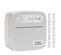 Imprimante photo de poche, étiqueteuse sans fil | Imprimante de téléphone pour impression rapide et claire pour la famille, les amis, les