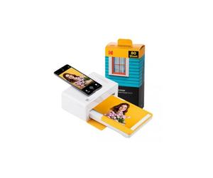 Imprimante photo Kodak Dock ERA jaune 4x6 avec 60 feuilles papier photo