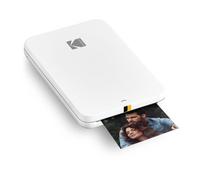 KODAK Step Slim Imprimante Photo Portable pour Smartphone - Design élégant, Couleur - Photos adhésives Zink 2x3” - Impression Depuis iOS & Android Via Bluetooth avec appli ludique - Blanc