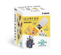 Imprimante photo portable Canon SELPHY QX20 Kit Papier XS 20L 2 carnets Stickers Blanc Sable
