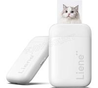Imprimante Photo Portable - LIENE - Mini Imprimante - Bluetooth 5.0 - 50 Papiers Zink - Blanc