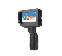 Imprimante Portable, 12.7mm 18 Langues imprimées à Jet d'ordinateur de Poche rqr Barre de lot Code Numéro de Date Logo Date d'expiration Étiquette Portable Jet Jet Imprimante(K-R)