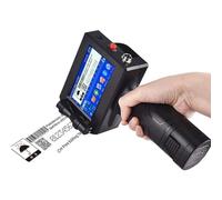 Imprimante Portable avec Cartouche d'encre à Séchage Rapide,Pistolet D'imprimante à Jet d'encre Portable pour Code-Barres De Date,Code QR,Logo-Impressions sur Verre,Métal,Carton,Bois