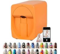 Imprimante portable d'art d'ongle, imprimante à ongles 3D photo de peintre d'ongles mobile, support Wifi/bricolage/USB, machine de peinture d'ongles mobile portable multifonction for enfant/studio d'o