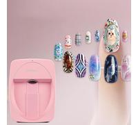 Imprimante portable d'art d'ongle, imprimante à ongles 3D photo de peintre d'ongles mobile, support Wifi/bricolage/USB, machine de peinture d'ongles mobile portable multifonction for enfant/studio d'o