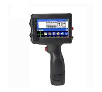 Imprimante portable Imprimante portative intelligente de 12,7 mm, écran tactile avec logo Code Qr, imprimante à jet d'encre à séchage rapide et cryptage gratuit Séchage rapide et imperméable(Machine w