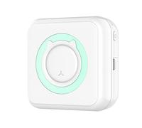 Imprimante Portable, Imprimante thermique de poche clairement Portable sans fil BT Connect 200dpi étiquette mémo liste impression sans fil Mini imprimante Photo Imprimez à Tout Moment(Green set)
