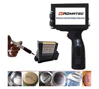 Imprimante Portable, Logo d'encre de recharge de 13.5mm QR Numéro de série Code Masque portable Imprimante en ligne Imprimante à jet thermique à la main Imprimez à Tout Moment(English printer1 ink)