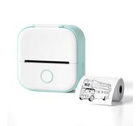 Imprimante Portable pour Imprimer des Notes, des Autocollants, des étiquettes ou des Images, imprimante Phomemo T02, Mini imprimante Thermique, contrôle par Application (Vert)