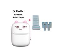Imprimante portable sans fil Bluetooth, idéale pour imprimer partout et à tout moment. Mini imprimante thermique sans encre pour notes et