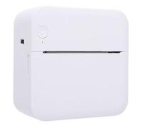 Imprimante Portable Thermique sans Encre, Imprimante de Poche Compacte, Bluetooth sans Fil 200dpi Imprimerie Blanche Noire de 1200mAh Batterie pour Les Photos, Notes, Billets