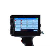 Imprimante portative à jet d'encre, Imprimante jet d'encre portable couleur haute résolution à séchage rapide for les marques/numéros de lot/numéros de série/étiquettes/codes-barres Imprimante pour ét