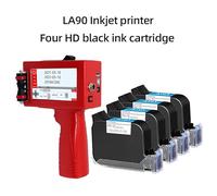 Imprimante portative à jet d'encre, Mini imprimante portable, imprimante portable à code-barres 2D, codeur d'emballage d'étiquettes de motif, résistant à la décoloration à jet d'encre Imprimante pour
