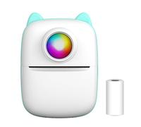 Imprimante pour autocollants, imprimante de téléphone portable, équipement d'impression rechargeable, imprimante thermique compacte sans encre, imprimante de poche, petite imprimante multifonction