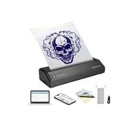 Imprimante Tatouage Avec 10 Papiers Et Sac De Rangement Batterie De 2500mAh