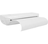 Imprimante thermique A4, connectivité Bluetooth, design portable, compatible avec plusieurs formats de papier, BLANC