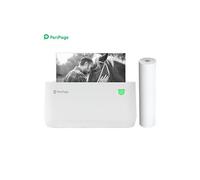 Imprimante thermique A9s MAX 304DPI Mini Portable Soutenir 107mm/77mm/57mm Compatible avec Android /iOS/ Windows -Blanc