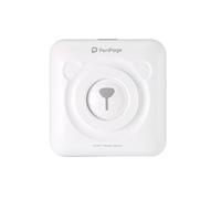 Imprimante thermique Bluetooth portable 58 mm pour téléphones Android et IOS -blanc