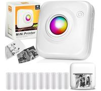 Imprimante thermique Bluetooth pour impression mobile, impression sans encre pour stickers créatifs, imprimante portable haute résolution,