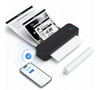 Imprimante thermique D80, sans encre, maison, bureau, connexion Bluetooth / Android / Ios / Windows / MAC, noir