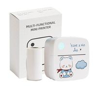 Imprimante thermique de poche - imprimante d'étiquette Bluetoth, mini sans fil | 3.23x3.23x1.57 pouces Machine d'impression photo sans encre, fabricant de codes à barres portables, petit appareil avec
