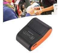 Imprimante Thermique de Reçus, 1 Prise en USB avec Batterie de 1 500 MAh, Vitesse d'impression de 90 Mm/s, Noir et Jaune, Adaptée aux Caisses Enregistreuses et à la Livraison