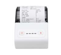 Imprimante Thermique de Reçus 58mm USB + Bluetooth - Solution d'Impression POS Portable White+Grey