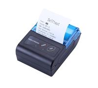 Imprimante Thermique Miniature, Imprimante Portable USB sans Fil Bluetooth de reçus et de Tickets de Caisse pour la Vente au détail de Restaurants Papier d'impression 58mm Mini Imprimante (Bleu)