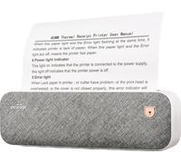 Imprimante thermique mobile PeriPage, 3 heures d'autonomie, connectivité Bluetooth et USB, blanc