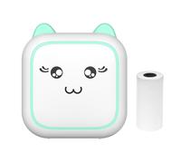Imprimante thermique multifonction pour imprimante thermique - Impression instantanée sans encre - Prise en charge de la connexion BT pour smartphone avec 1 rouleau de papier de 57 mm - Compatible