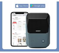 Imprimante thermique Niimbot B1 Bluetooth vert et blanc + rouleau