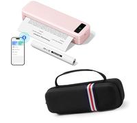 Imprimante Thermique Portable A4 A285M Rose & Sac de transport Noir uni