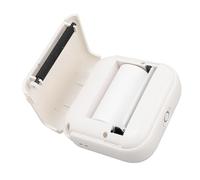 Imprimante Thermique Portable, Imprimante de Poche 203dpi BT Imprimante pour Billets, Photos, Mémos, Imprimes Erreurs, Compacte et Portable avec L'application (White)