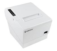 Unykach Imprimante Thermique POS5 White avec connexions USB, RJ12, RJ11 et LAN et Compatible avec Windows, JPOS, OPOS, Linux, Android et Mac