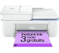 Imprimante tout-en-un HP Deskjet 4222e jet d'encre couleur Copie Scan - 3 mois d'Instant ink inclus avec HP+