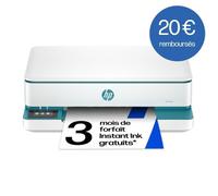 Imprimante tout-en-un HP Envy 6122e Jet d'encre couleur - Copie Scan - 3 mois d'Instant ink inclus avec HP+