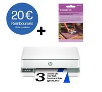 Imprimante tout-en-un HP Envy 6130e Jet d'encre couleur - Copie Scan - 3 mois d'Instant ink inclus avec HP+